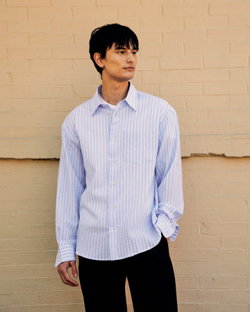Rod Seersucker Shirt Sugar Paper