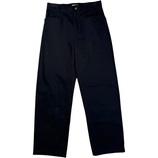 Wide Leg Work Pant Heavy Cotton Drill Dark Navy