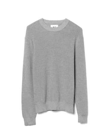 Russell Crew Neck Knit Cotton Moon Dust