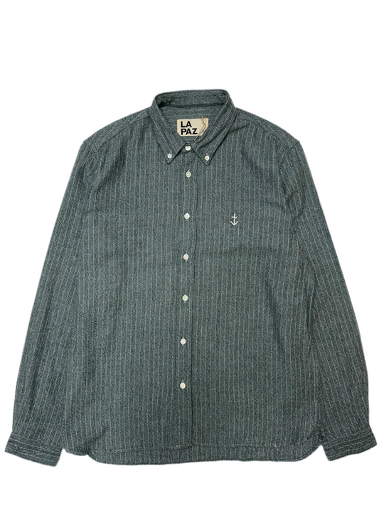 Teles Embroidered Logo Shirt Green