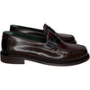 Yardee Three Tone Loafer Brown Burgundy Blue Polido Leather