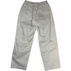Chino Cloth Single Pleat Baggy Pant White