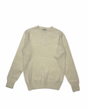 Suedehead Raglan Sweater Cream Brushed Lambswool