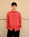 Dallas Linen Overshirt Coral