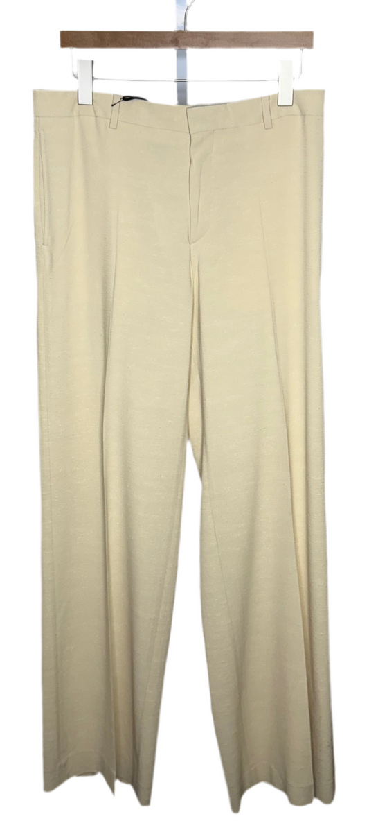 Otto Wide Tailored Trouser Cream