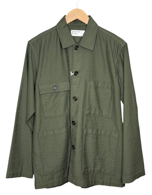 Dockside Jacket Slub Sateen Olive