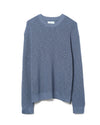 Russell Crew Neck Knit Cotton Stone Blue