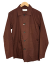 Bakers Overshirt Organic Fine Poplin Rich Brown