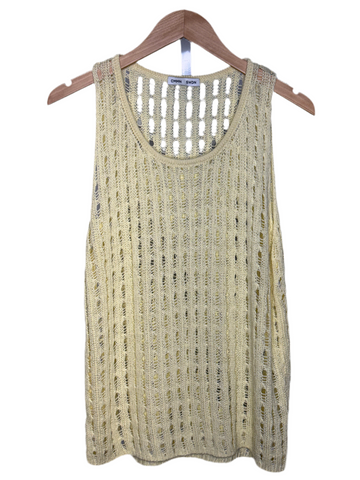 Davit Crochet Tank Ecru