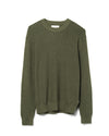 Hope Rib Crew Neck Knit Cotton Blend Capers