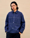 Chore Coat Scoured Indigo 12oz Cotton Denim