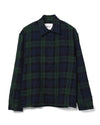 Casper Overshirt Wool Blend Green Check