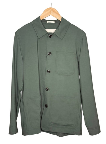 Constantin Overshirt Technical Wool Green