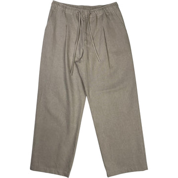 Oversized Baggy Pant Beige Cotton