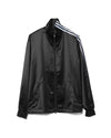 Satin Gradient 3-Stripes Track Top Black