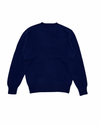 Suedehead Raglan Sweater Blue Brushed Lambswool