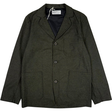 Olive Lucca Suiting Three Button Jacket