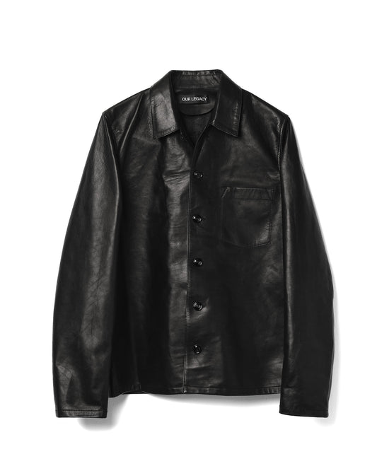 Private Jacket Void Black Natural Horsehide