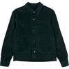 Cornell Two Pocket Button Front Jacket Petrol Green Corduroy