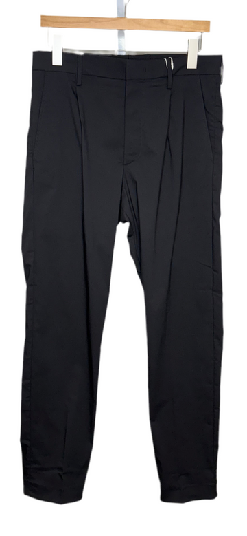 Bill Pant Black Cotton Polyester Blend