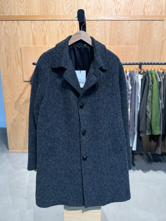 AAmsterdam Single Breasted Coat Grey Wool