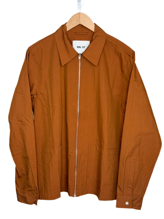 Virgil Zip Shirt Caramel
