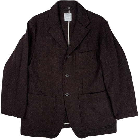 Harris Tweed Tailored Jacket Dark Brown