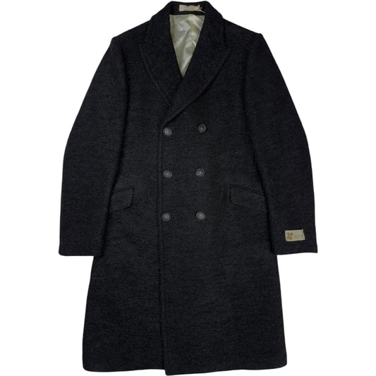 Dodge Long Double Breasted Virgin Wool Bouclé Coat