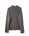 Line Zip Cardigan Mud Spray Dye Cherub Wool