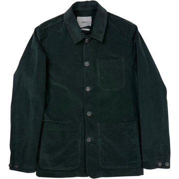 Constantin Three Pocket Overshirt Petrol Green Corduroy