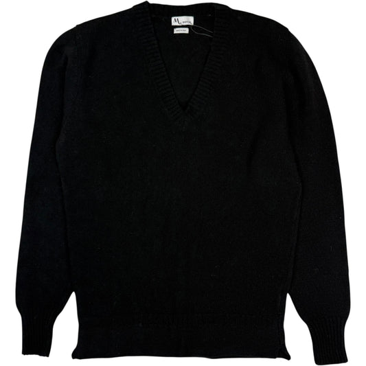 Aarsita Cardigan V Neck Sweater Black Wool