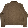 Rat Pack Cardigan Checkerboard Knit Taupe