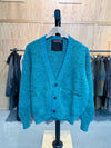 Cueva x Doppiaa FW24 Collaboration Cardigan Verde Marcio