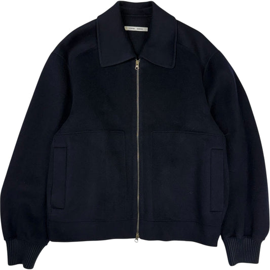 Ezra Double Face Wool Blouson Navy