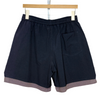 Boxer Lining Drawstring Shorts Cotton Broadcloth Navy