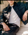 Doyard Textured Leather Jacket