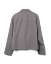 Petrol Jacket Wool Blend Light Grey
