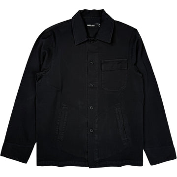 Stilla Twill Cotton Overshirt Black