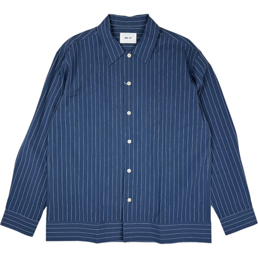 Reed Overshirt Blue Stripe