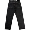 Loose Cut Black Stone Denim