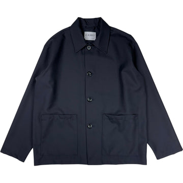 Tisserand Air Wide Jacket Winter Wool Navy