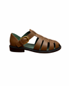 Fisherman Sandal Cognac Leather