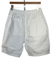 Peg Top Shorts Off White Cotton Hemp
