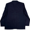 Navy Linen Slub Weave Bakers Jacket