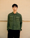 Mitchell Linen Jacket Army Green