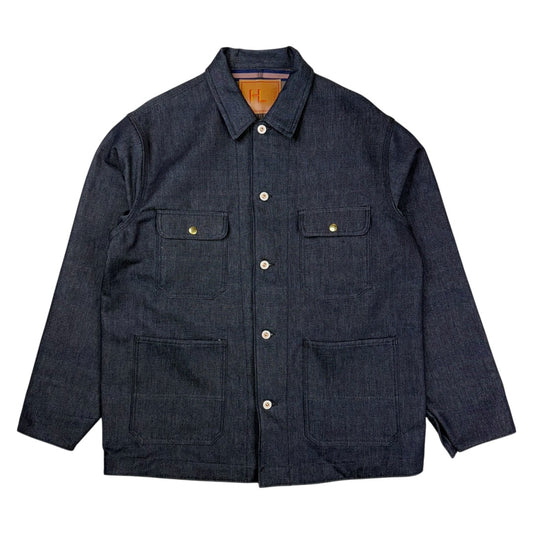 Cashmere Denim Railroad Chore Jacket