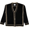 August Cardigan Black Wool Blend