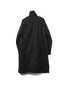Spun Nylon Cabban Coat Black