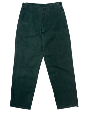 Vidal Painter Trousers Dark Green Ripstop Cotton