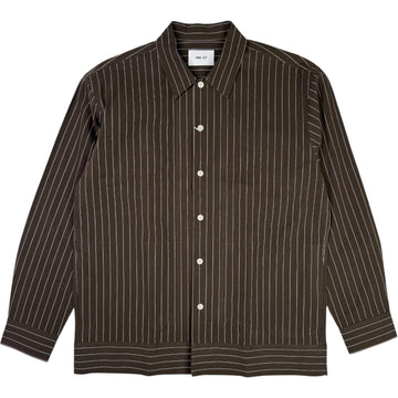 Reed Overshirt Brown Stripe